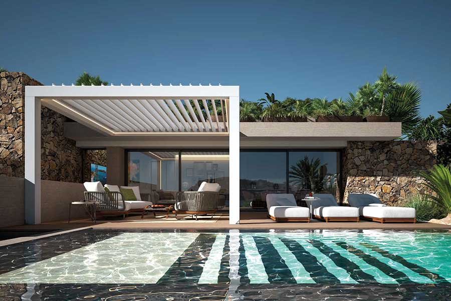 pergola bioclimatica outdoor albano laziale